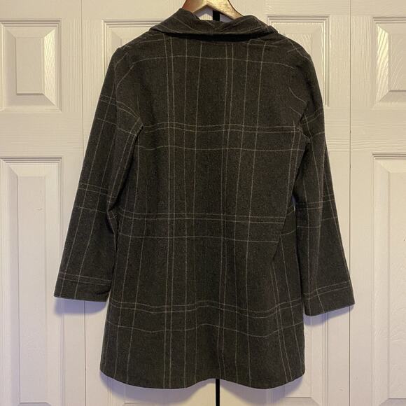 womens Eileen Fisher Gray open front cardigan size small - Picture 9 of 10